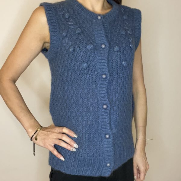 Petit Gillet blue sans manche – Image 2