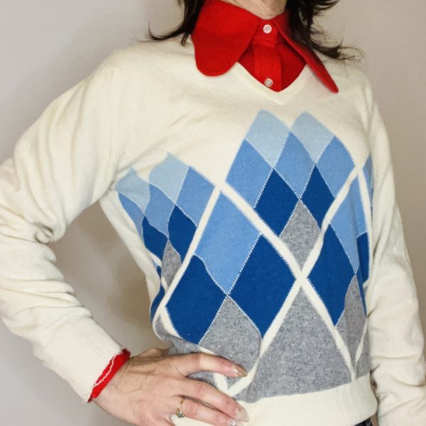 Chemise vintage rouge 70's – Image 6