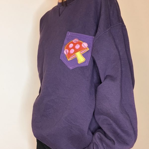 Back to School purpule mushroom – Image 3