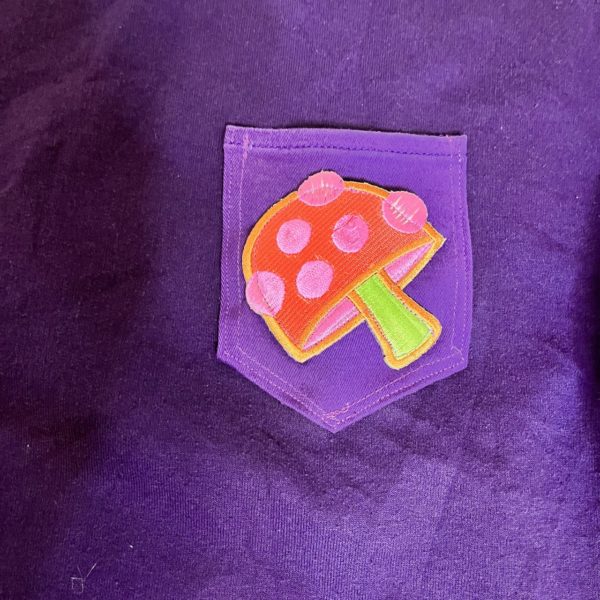 Back to School purpule mushroom – Image 4