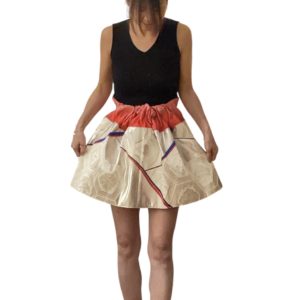 Jupe Réversible en obi Vintage