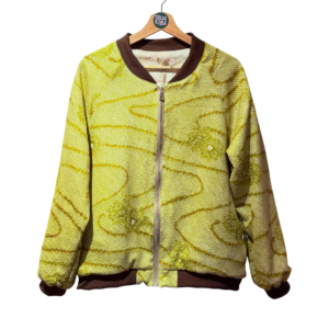 Shibori bomber Jacket Reworked Japanese Haori