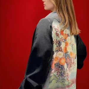 Kurotome silk skajan