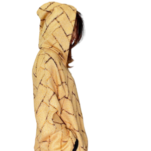 Upclcled shibori bomber