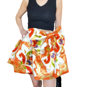 Jupe Réversible en obi Vintage