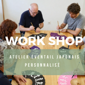 Atelier éventail japonais personnalisé